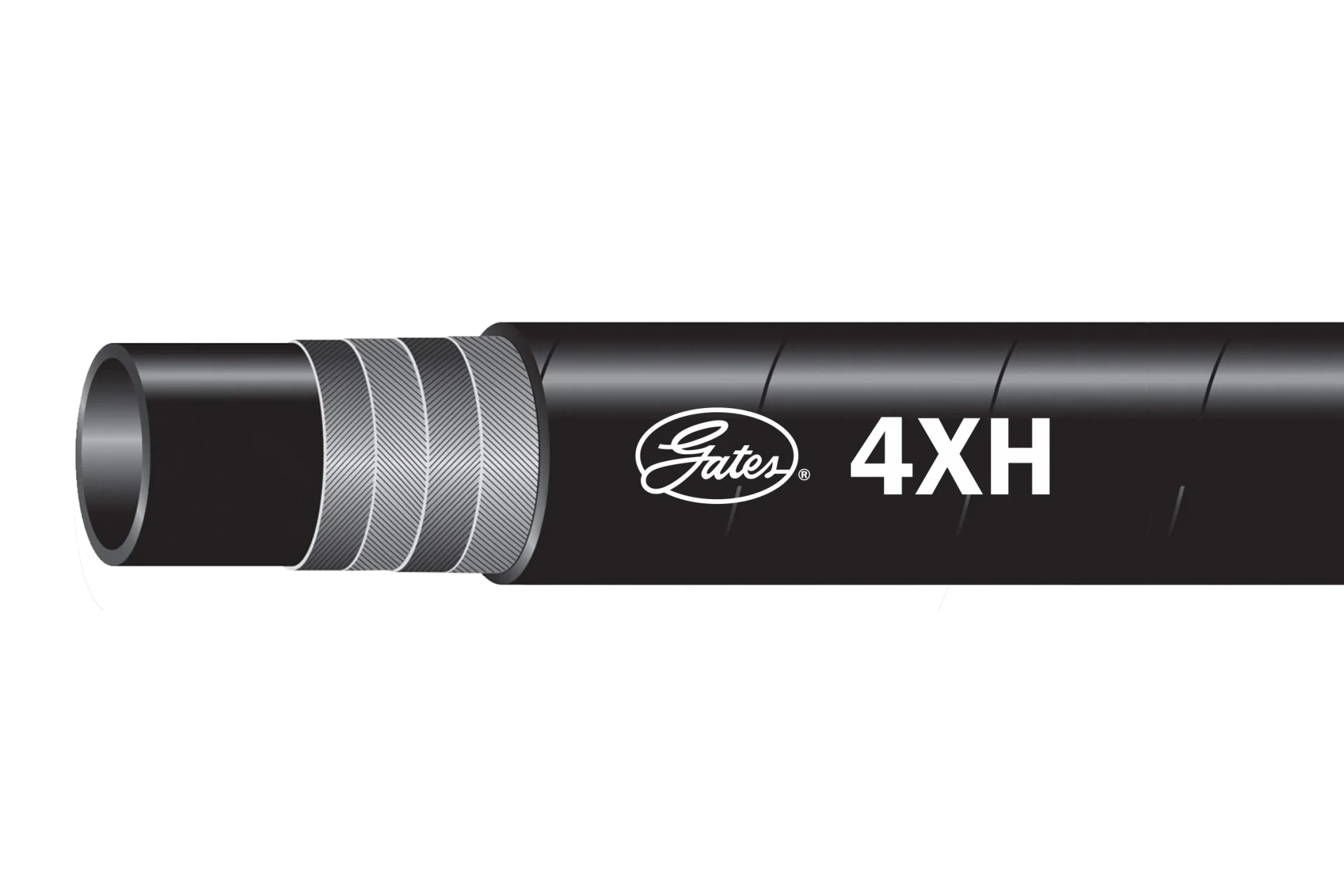 خرطوم Gates® 4XH حلزوني بأسلاك فولاذية - EN 856 4SH