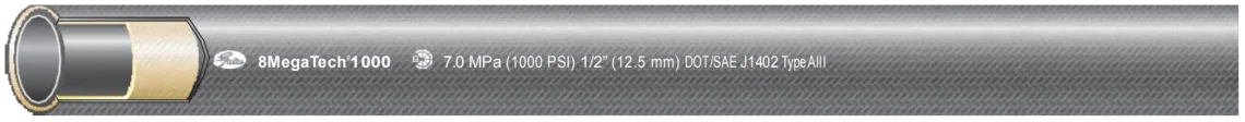 Gates MegaTech Steel Wire and Textile Braided Hydraulic Hose (R5)
