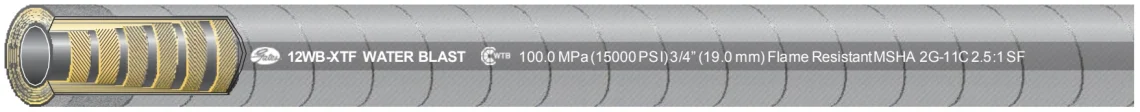 Gates WaterBlast Water Jet Hose (1000 bar)